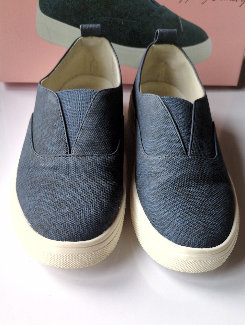 Kensie Women's Salia Slip-On Shoes Navy Size 7 Canvas Shoes
